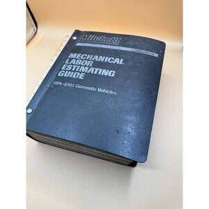 Mitchell Mechanical Labor Estimating Guide 1974-2002 Domestic Vehicles Manual